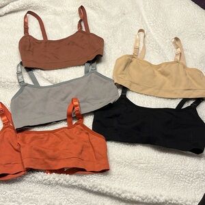 5 pack of nursing bras - fit like a small